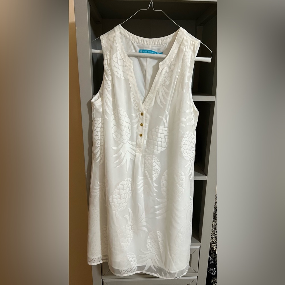 Tori Richard pineapple dress